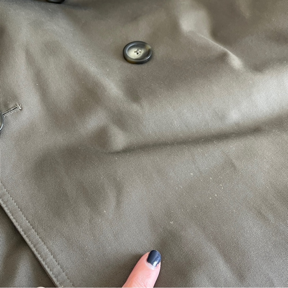 Lauren Ralph Lauren mens trench coat tan size 42R double breasted zip out liner - Picture 8 of 11